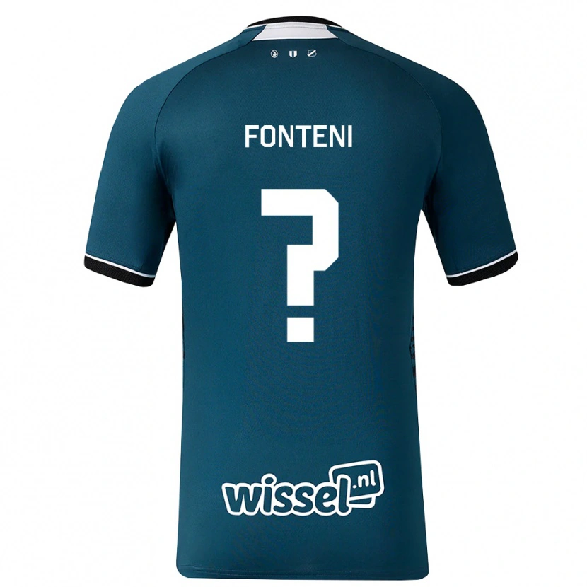 Danxen Hombre Camiseta Jahlani Fonteni #0 Grisardodarkslategray Blanco 2ª Equipación 2026/27 La Camisa