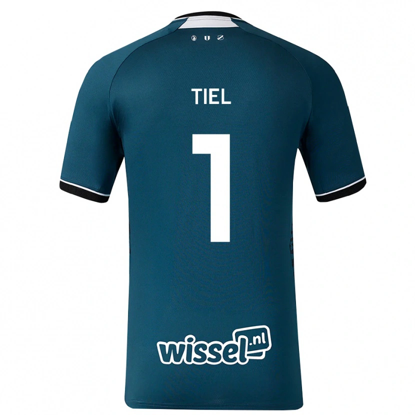 Danxen Hombre Camiseta Mick Tiel #1 Grisardodarkslategray Blanco 2ª Equipación 2026/27 La Camisa
