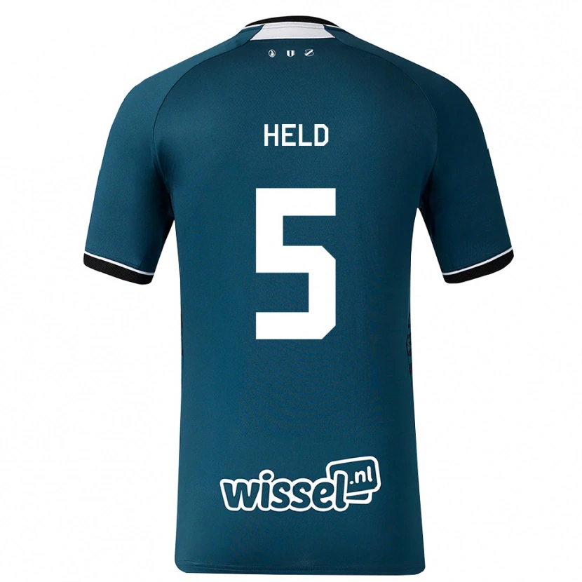 Danxen Hombre Camiseta Nazjir Held #5 Grisardodarkslategray Blanco 2ª Equipación 2026/27 La Camisa