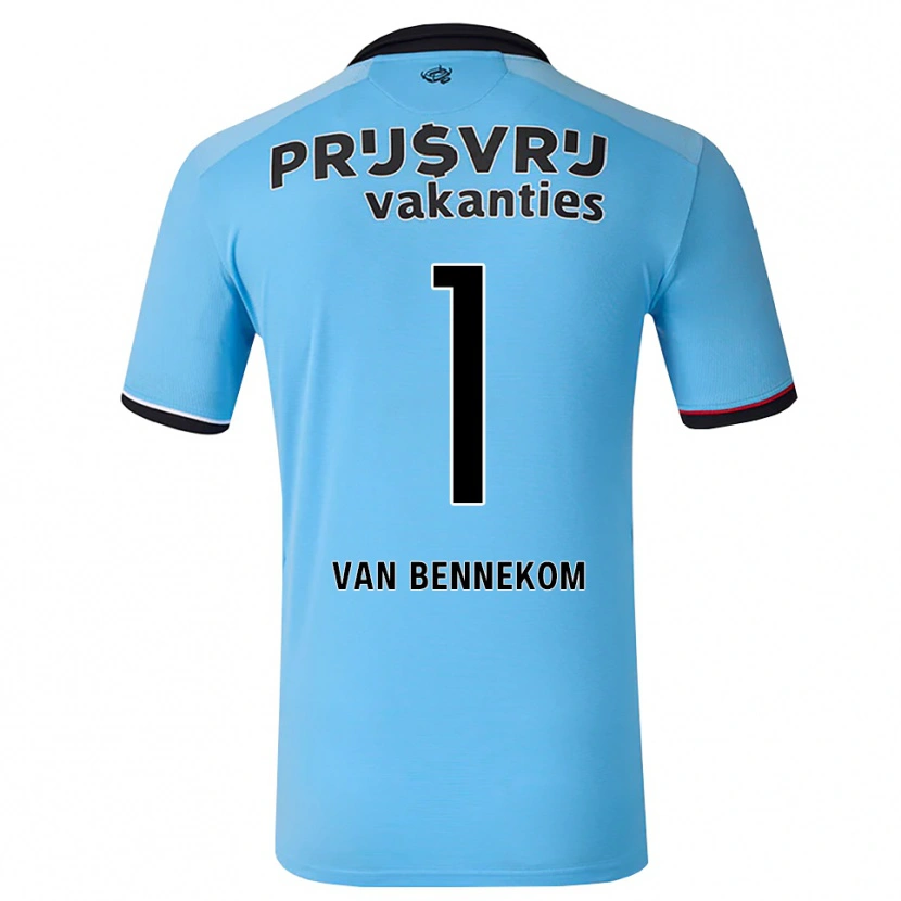 Danxen Hombre Camiseta Duron Van Bennekom #1 Azulcieloprofundo Negro Rojo 2ª Equipación 2026/27 La Camisa