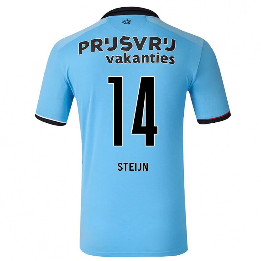 Danxen Hombre Camiseta Sem Steijn #14 Azulcieloprofundo Negro Rojo 2ª Equipación 2026/27 La Camisa