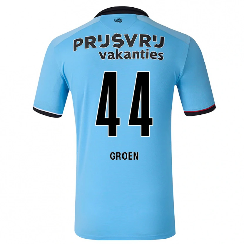 Danxen Hombre Camiseta Nesto Groen #44 Azulcieloprofundo Negro Rojo 2ª Equipación 2026/27 La Camisa