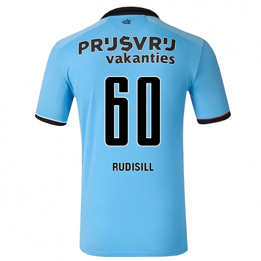 Danxen Hombre Camiseta Paulo Rudisill #60 Azulcieloprofundo Negro Rojo 2ª Equipación 2026/27 La Camisa