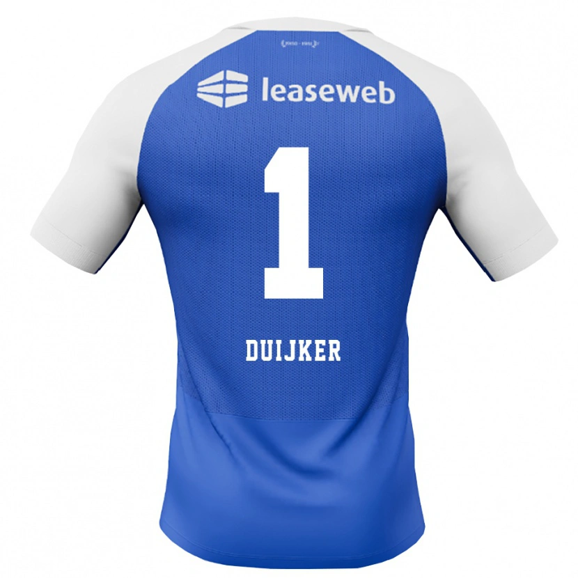 Danxen Hombre Camiseta Jaycen Duijker #1 Azuldodger Rojo Blanco 2ª Equipación 2026/27 La Camisa