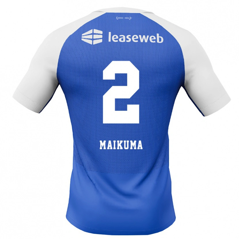 Danxen Hombre Camiseta Seiya Maikuma #2 Azuldodger Rojo Blanco 2ª Equipación 2026/27 La Camisa