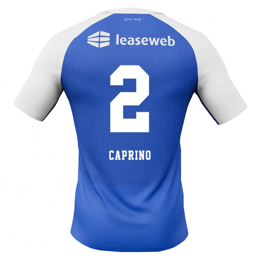 Danxen Hombre Camiseta Ginia Caprino #2 Azuldodger Rojo Blanco 2ª Equipación 2026/27 La Camisa