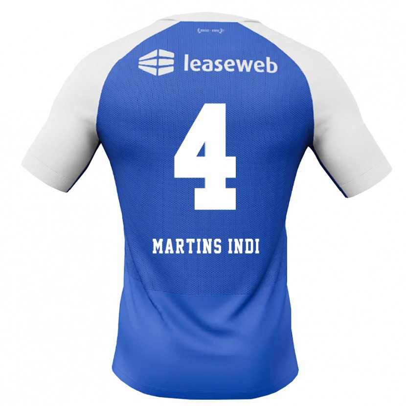 Danxen Hombre Camiseta Bruno Martins Indi #4 Azuldodger Rojo Blanco 2ª Equipación 2026/27 La Camisa