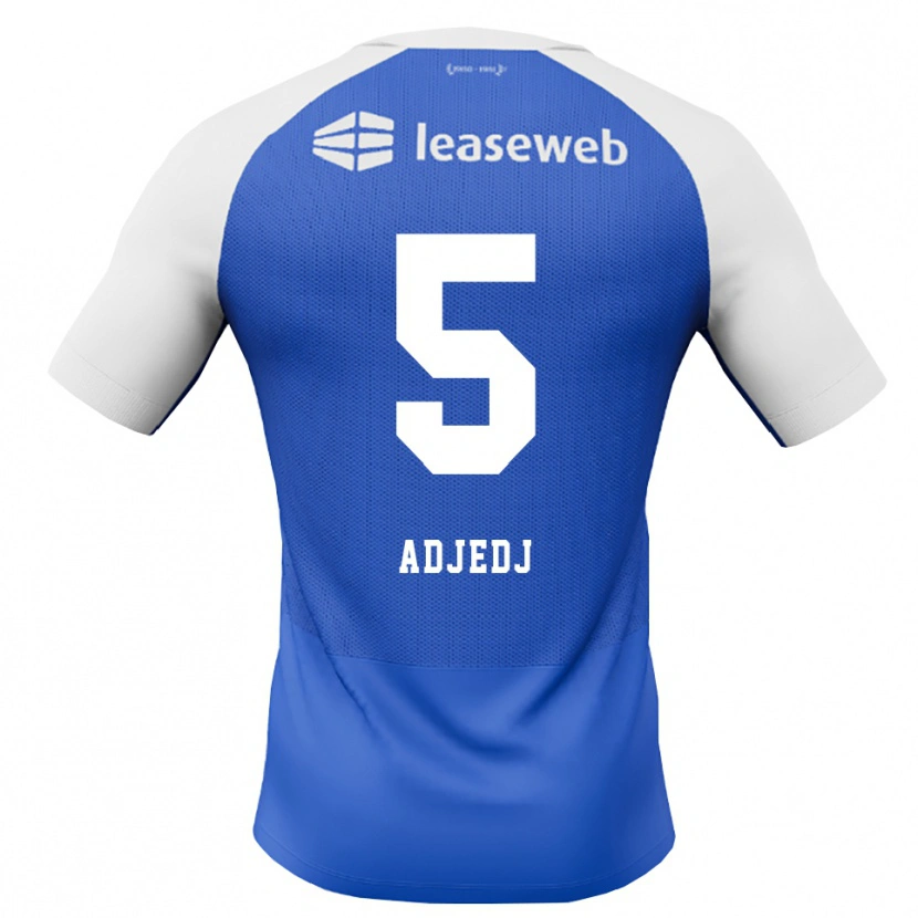 Danxen Hombre Camiseta Eliav Adjedj #5 Azuldodger Rojo Blanco 2ª Equipación 2026/27 La Camisa