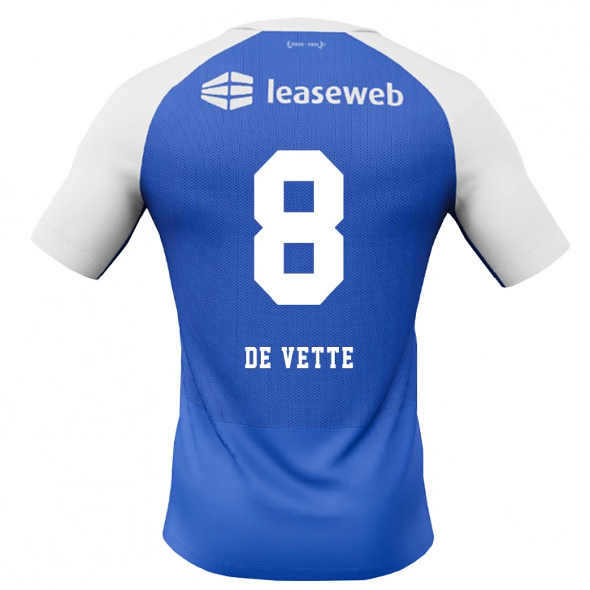 Danxen Hombre Camiseta Manique De Vette #8 Azuldodger Rojo Blanco 2ª Equipación 2026/27 La Camisa
