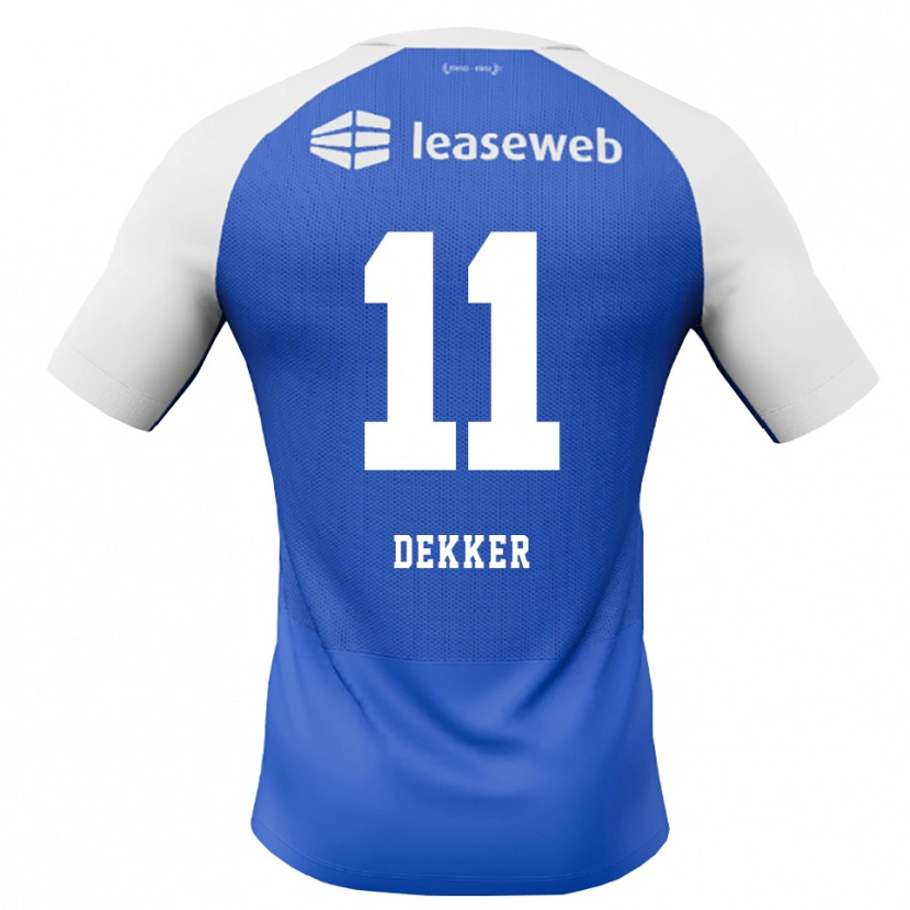 Danxen Hombre Camiseta Isabella Dekker #11 Azuldodger Rojo Blanco 2ª Equipación 2026/27 La Camisa