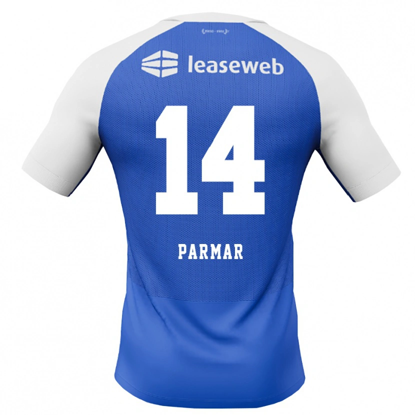 Danxen Hombre Camiseta Aryan Parmar #14 Azuldodger Rojo Blanco 2ª Equipación 2026/27 La Camisa