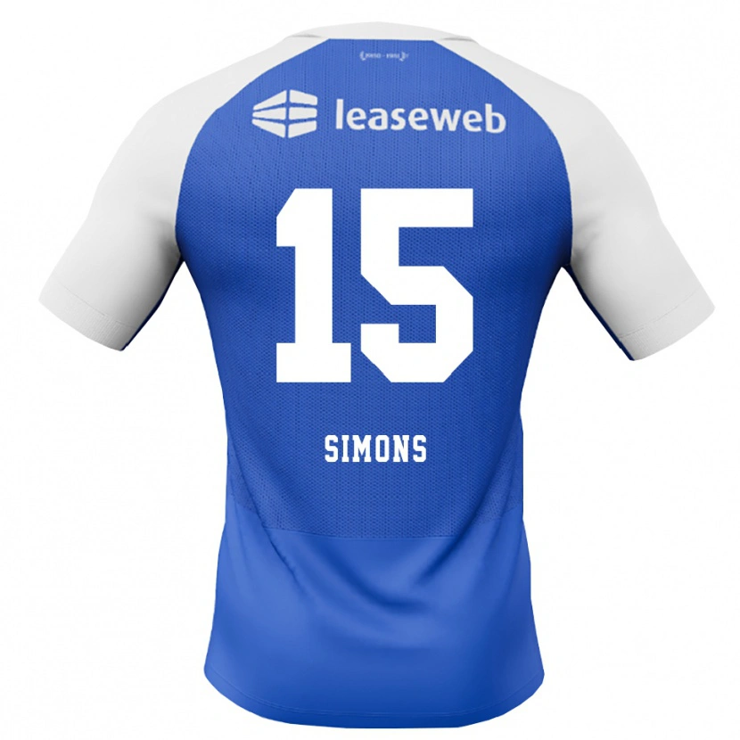 Danxen Hombre Camiseta Saviola Simons #15 Azuldodger Rojo Blanco 2ª Equipación 2026/27 La Camisa