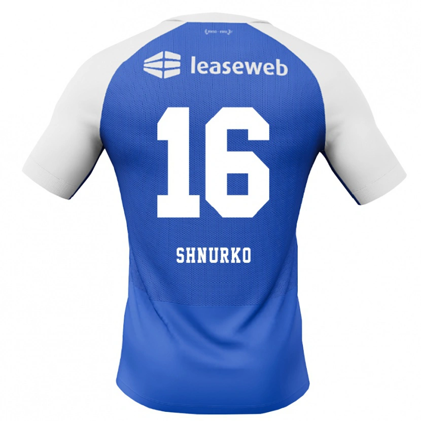 Danxen Hombre Camiseta Danylo Shnurko #16 Azuldodger Rojo Blanco 2ª Equipación 2026/27 La Camisa