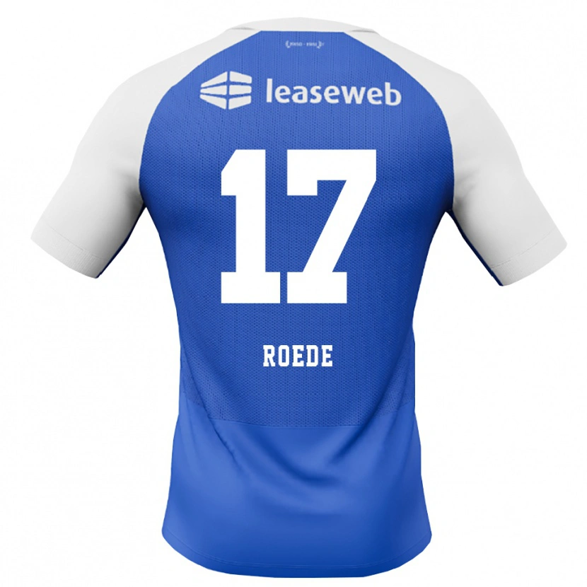 Danxen Hombre Camiseta Melle Roede #17 Azuldodger Rojo Blanco 2ª Equipación 2026/27 La Camisa