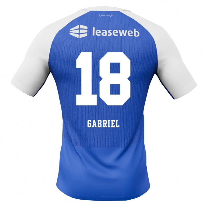 Danxen Hombre Camiseta Gabriel Jongens #18 Azuldodger Rojo Blanco 2ª Equipación 2026/27 La Camisa