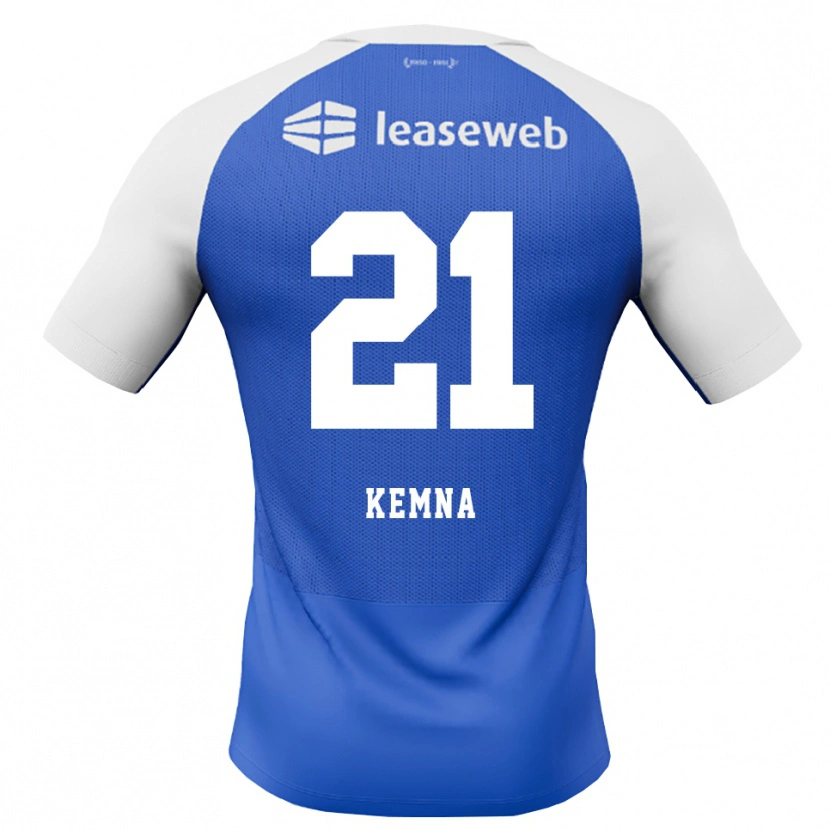 Danxen Hombre Camiseta Ties Kemna #21 Azuldodger Rojo Blanco 2ª Equipación 2026/27 La Camisa