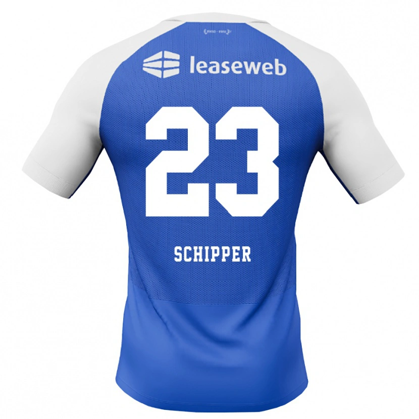 Danxen Hombre Camiseta Jur Schipper #23 Azuldodger Rojo Blanco 2ª Equipación 2026/27 La Camisa