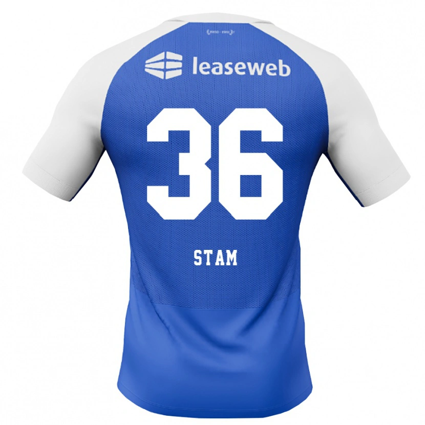 Danxen Hombre Camiseta Finn Stam #36 Azuldodger Rojo Blanco 2ª Equipación 2026/27 La Camisa