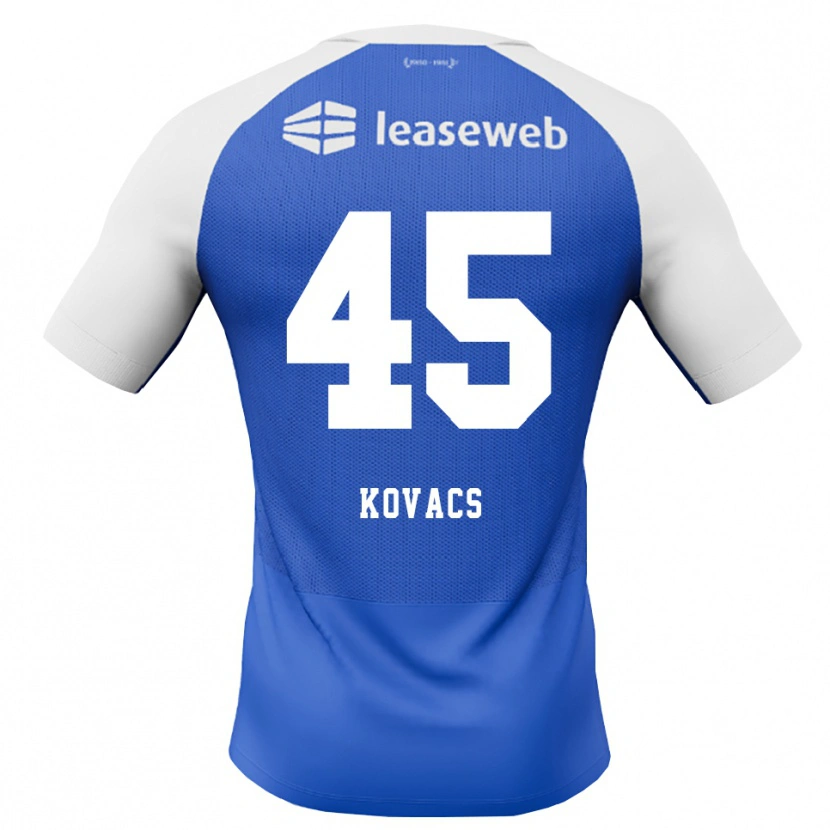 Danxen Hombre Camiseta Bendegúz Kovács #45 Azuldodger Rojo Blanco 2ª Equipación 2026/27 La Camisa