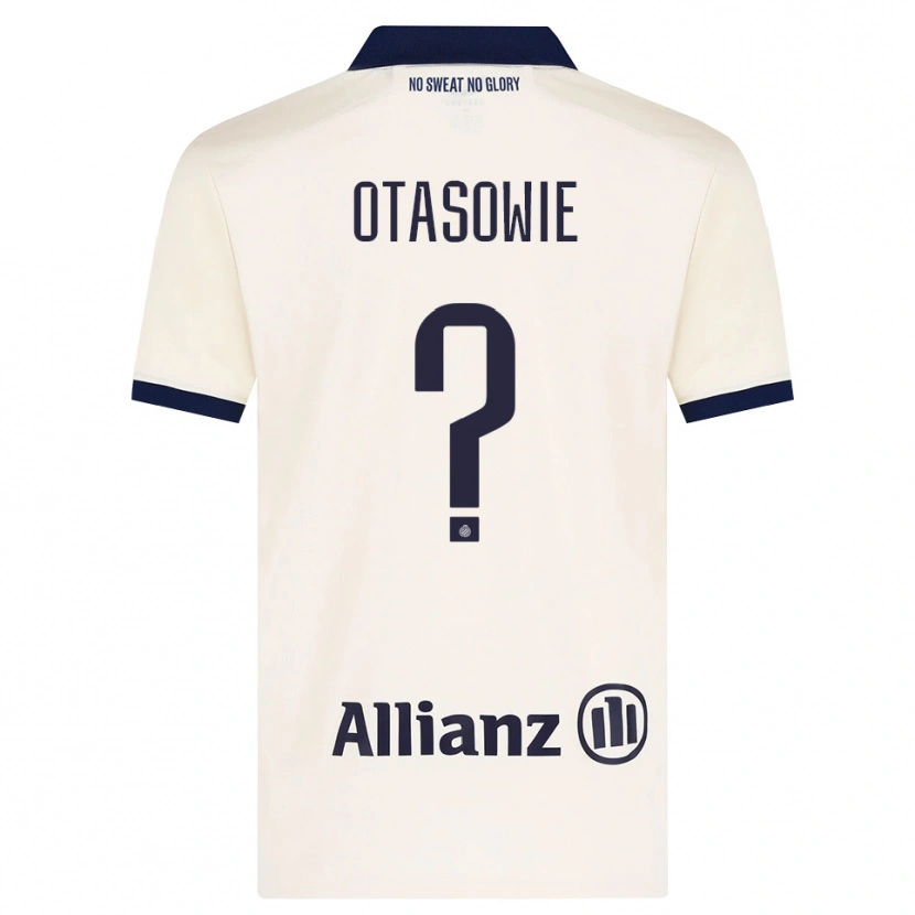 Danxen Hombre Camiseta Owen Otasowie #0 Beige Negro 2ª Equipación 2026/27 La Camisa