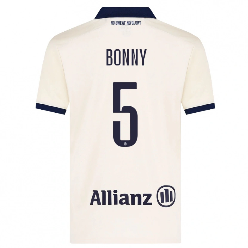 Danxen Hombre Camiseta Chionne Bonny #5 Beige Negro 2ª Equipación 2026/27 La Camisa