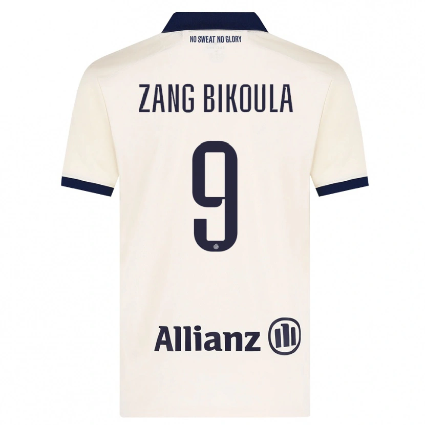 Danxen Hombre Camiseta Véronique Zang Bikoula #9 Beige Negro 2ª Equipación 2026/27 La Camisa