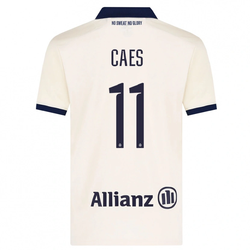 Danxen Hombre Camiseta Jippe Caes #11 Beige Negro 2ª Equipación 2026/27 La Camisa