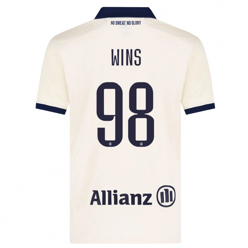Danxen Hombre Camiseta Axl Wins #98 Beige Negro 2ª Equipación 2026/27 La Camisa