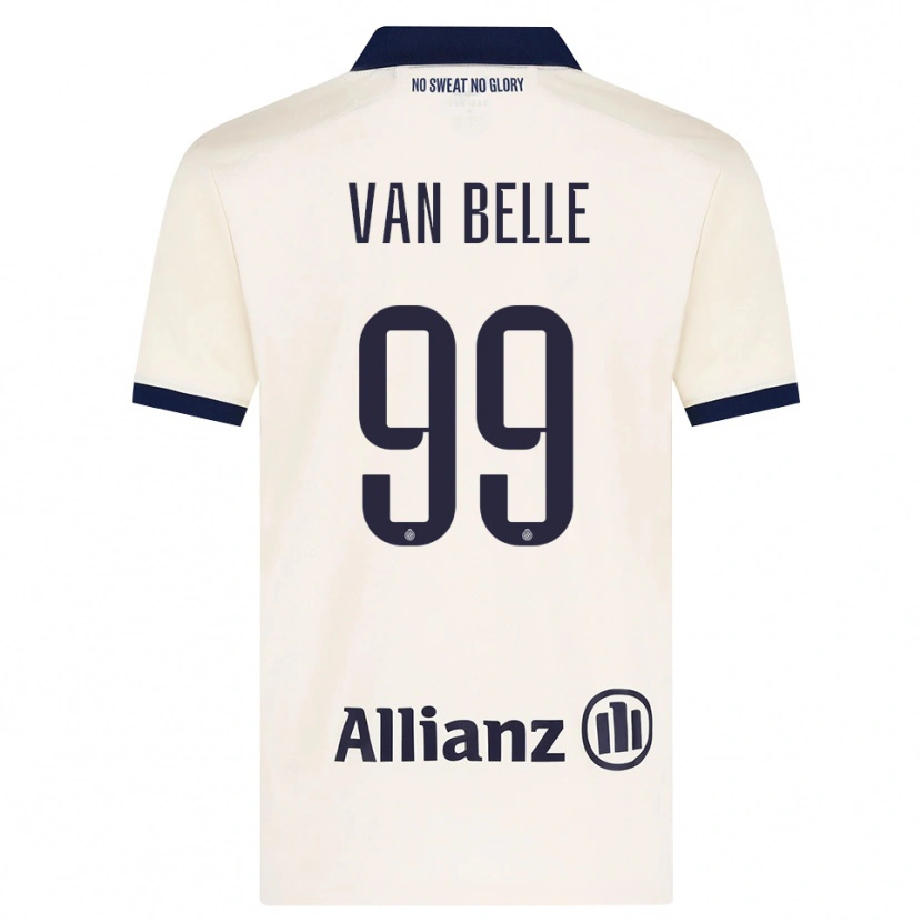 Danxen Hombre Camiseta Lyndsey Van Belle #99 Beige Negro 2ª Equipación 2026/27 La Camisa
