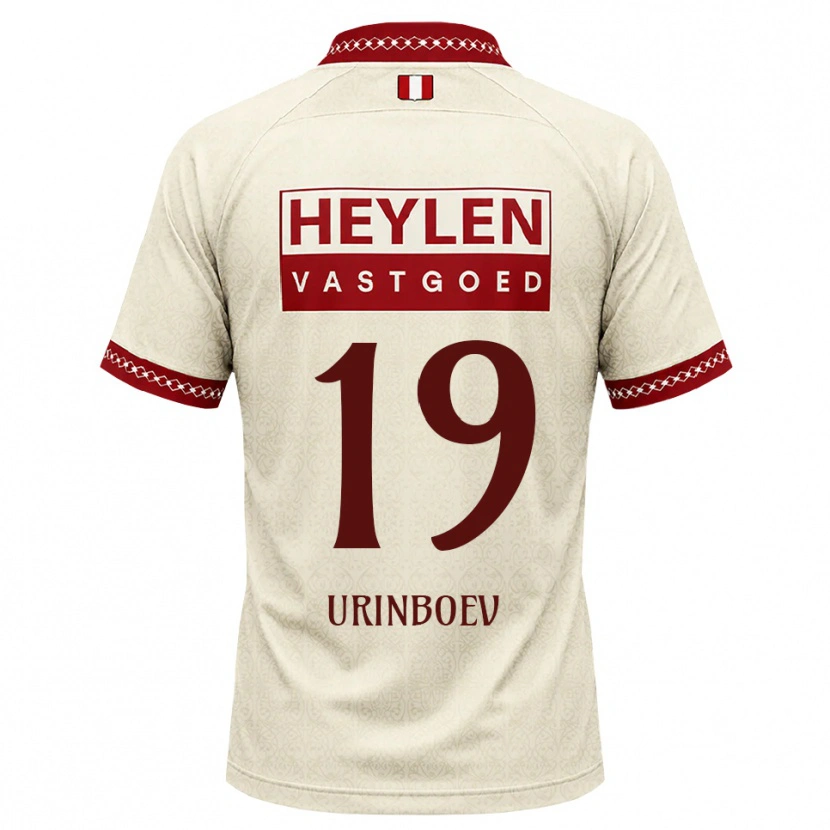 Danxen Hombre Camiseta Mukhammadali Urinboev #19 Beige Rojo 2ª Equipación 2026/27 La Camisa