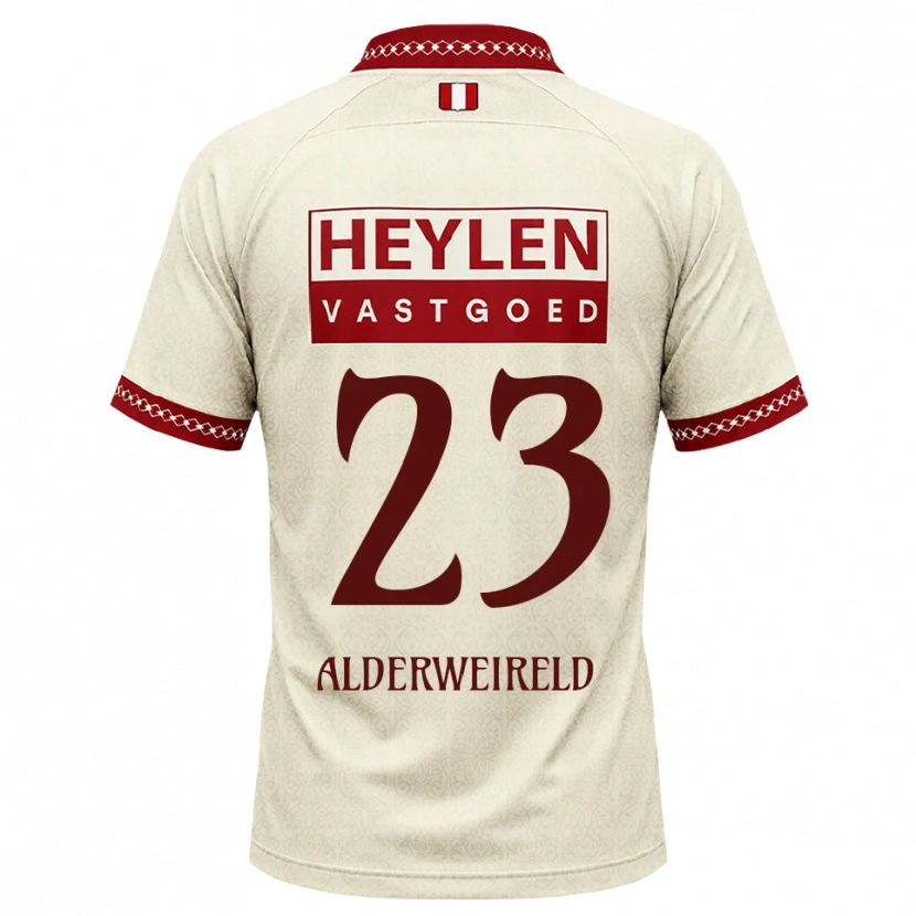 Danxen Hombre Camiseta Toby Alderweireld #23 Beige Rojo 2ª Equipación 2026/27 La Camisa