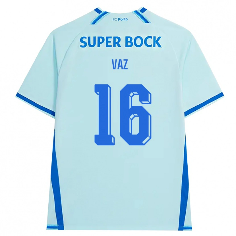 Danxen Hombre Camiseta Matilde Vaz #16 Cianclaro Azul Equipación Tercera 2026/27 La Camisa