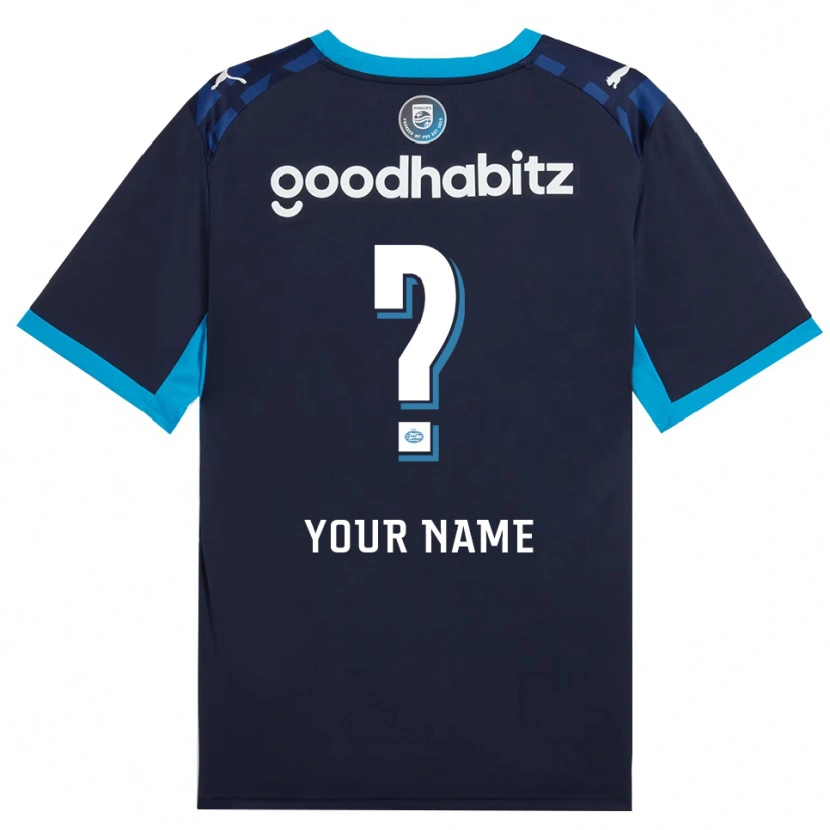 Danxen Hombre Camiseta Su Nombre #0 Azuldodger Azulreal Equipación Tercera 2026/27 La Camisa