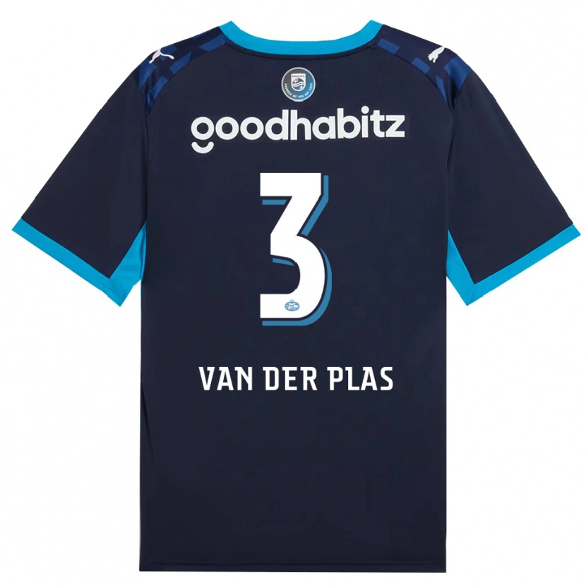 Danxen Hombre Camiseta Sven Van Der Plas #3 Azuldodger Azulreal Equipación Tercera 2026/27 La Camisa