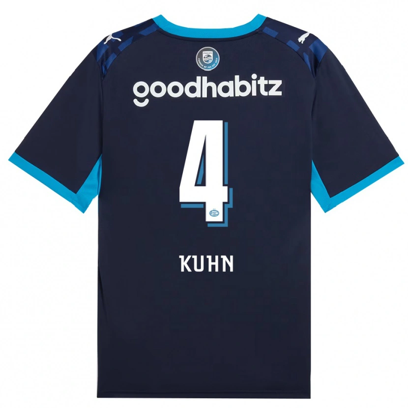 Danxen Hombre Camiseta Wessel Kuhn #4 Azuldodger Azulreal Equipación Tercera 2026/27 La Camisa