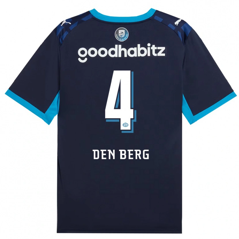 Danxen Hombre Camiseta Mandy Van Den Berg #4 Azuldodger Azulreal Equipación Tercera 2026/27 La Camisa