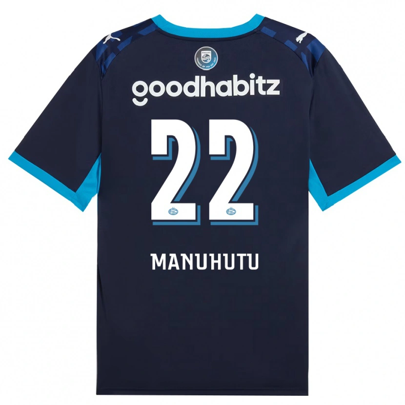 Danxen Hombre Camiseta Rivas Manuhutu #22 Azuldodger Azulreal Equipación Tercera 2026/27 La Camisa