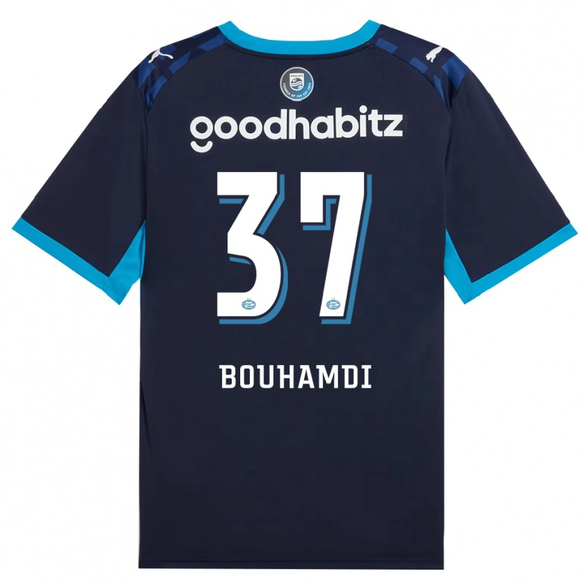 Danxen Hombre Camiseta Amir Bouhamdi #37 Azuldodger Azulreal Equipación Tercera 2026/27 La Camisa