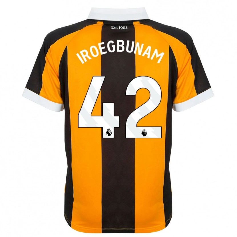 Danxen Hombre Camiseta Tim Iroegbunam #42 Naranja Negro Blanco 1ª Equipación 2026/27 La Camisa
