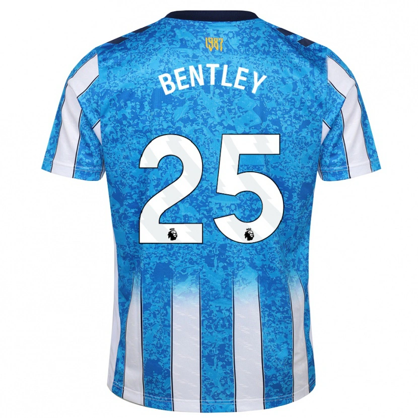 Danxen Hombre Camiseta Daniel Bentley #25 Blanco Azul Naranja 1ª Equipación 2026/27 La Camisa