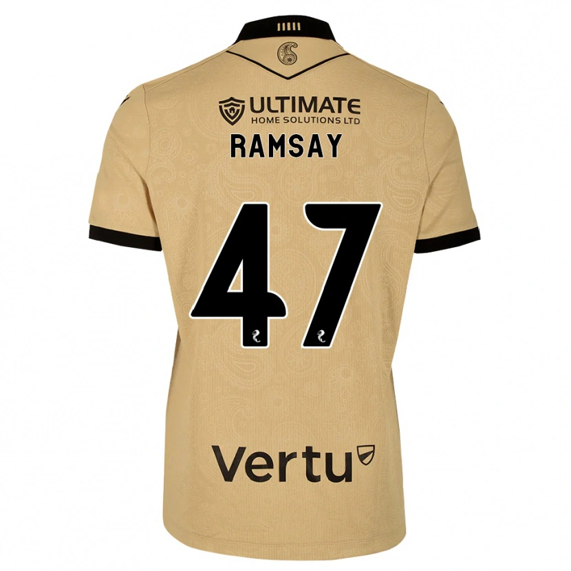 Danxen Hombre Camiseta Calvin Ramsay #47 Madera De Burlón Negro 2ª Equipación 2026/27 La Camisa