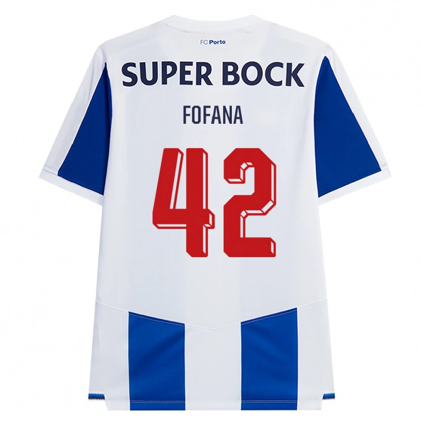 Danxen Hombre Camiseta Seko Fofana #42 Azul Blanco Rojo 1ª Equipación 2026/27 La Camisa