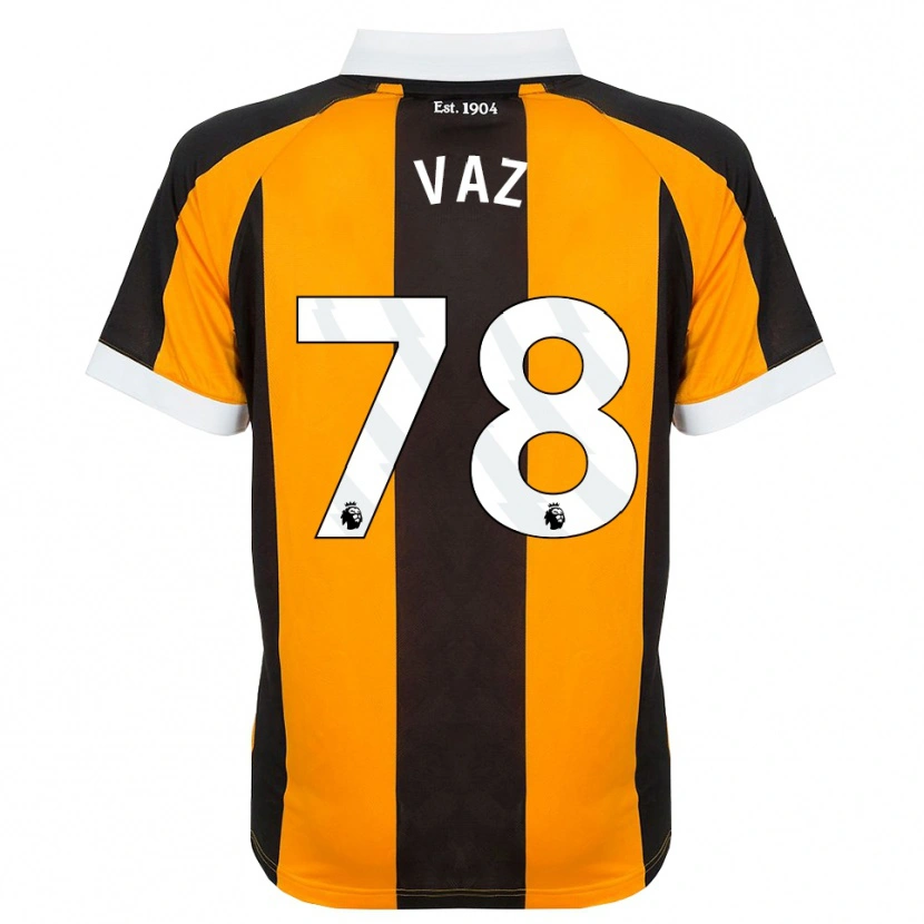 Danxen Hombre Camiseta Robinio Vaz #78 Naranja Negro Blanco 1ª Equipación 2026/27 La Camisa