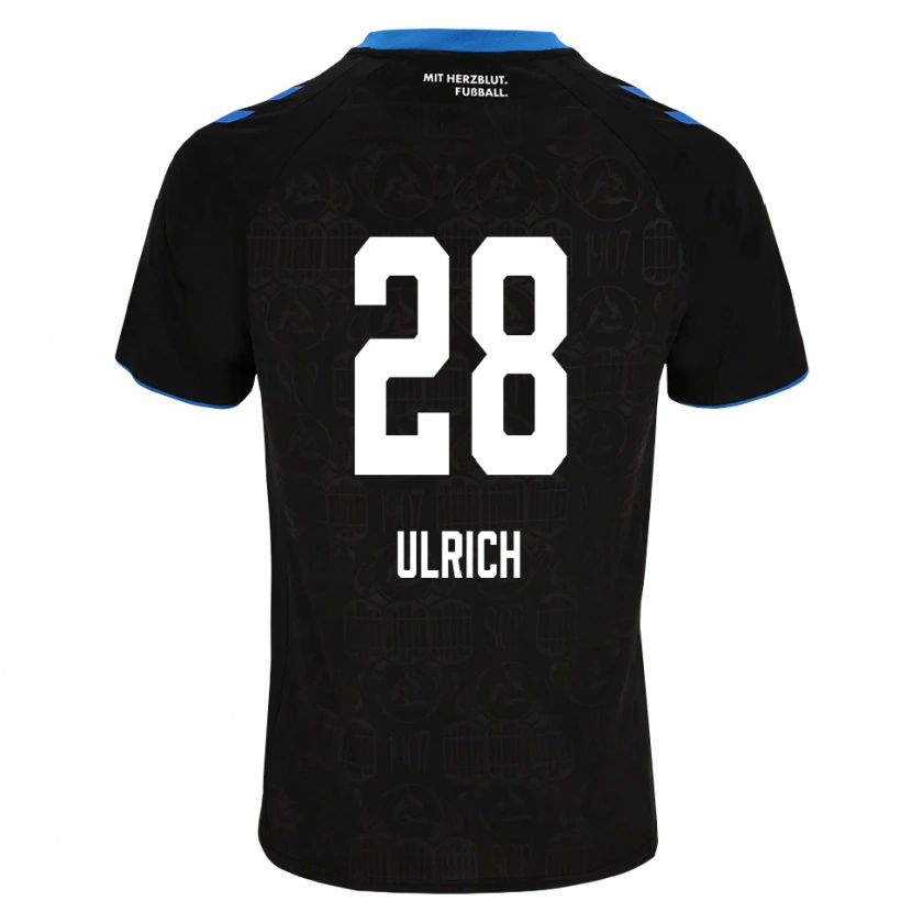 Danxen Hombre Camiseta Laurin Ulrich #28 Negro Blanco Rojo 1ª Equipación 2026/27 La Camisa