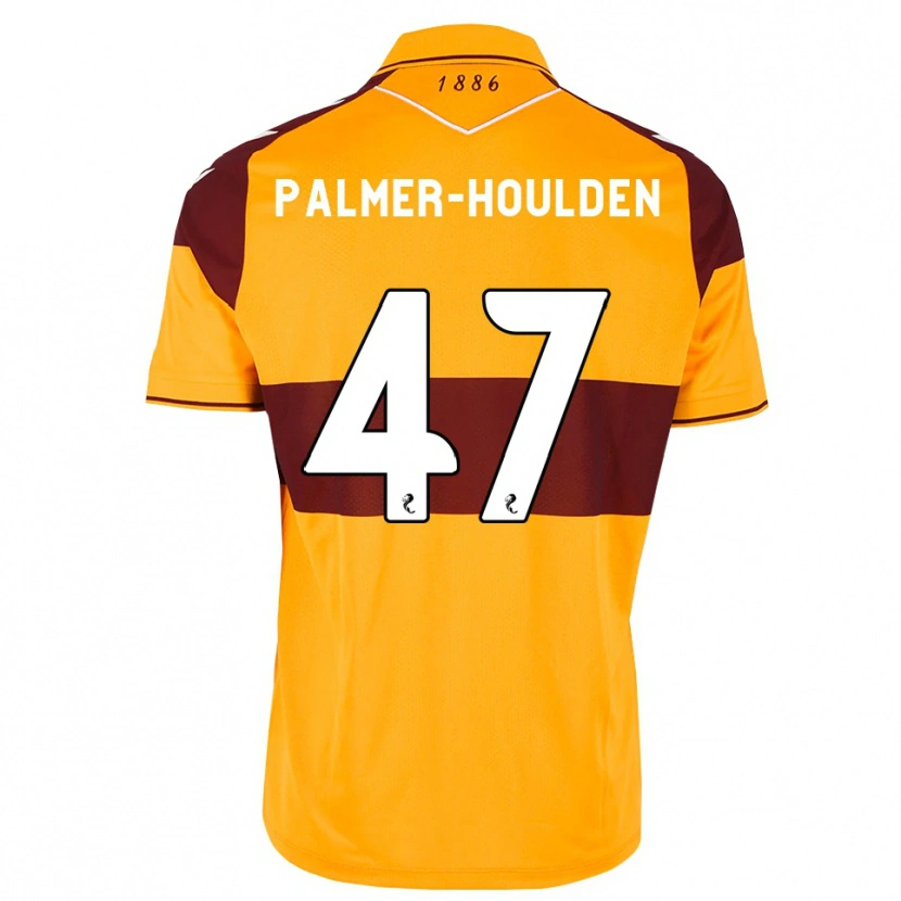 Danxen Hombre Camiseta Seb Palmer-Houlden #47 Granate Naranja 1ª Equipación 2026/27 La Camisa