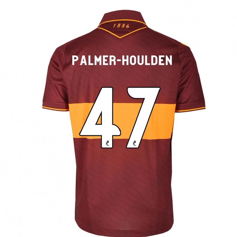 Danxen Hombre Camiseta Seb Palmer-Houlden #47 Naranja Granate 2ª Equipación 2026/27 La Camisa