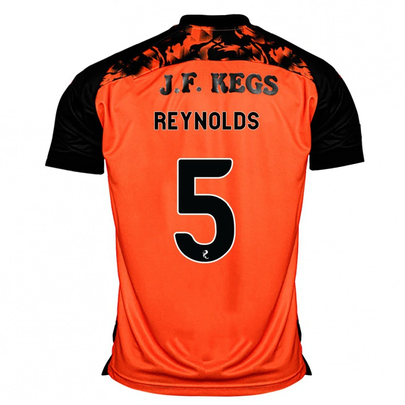 Danxen Mujer Camiseta Nairn Reynolds #5 Naranja Negro Blanco 1ª Equipación 2026/27 La Camisa