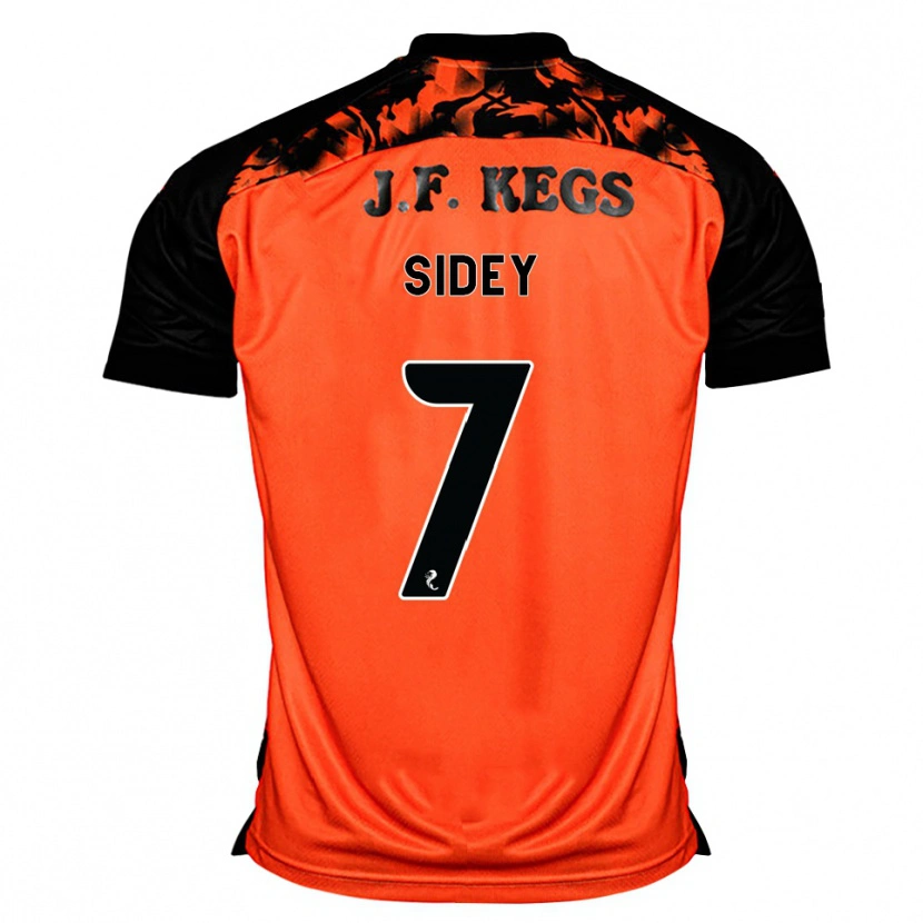 Danxen Mujer Camiseta Leah Sidey #7 Naranja Negro Blanco 1ª Equipación 2026/27 La Camisa