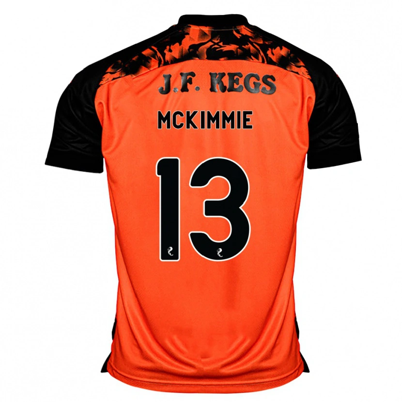 Danxen Mujer Camiseta Aiden Mckimmie #13 Naranja Negro Blanco 1ª Equipación 2026/27 La Camisa