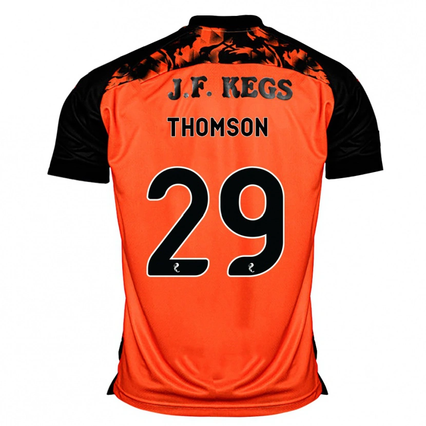 Danxen Mujer Camiseta Miller Thomson #29 Naranja Negro Blanco 1ª Equipación 2026/27 La Camisa
